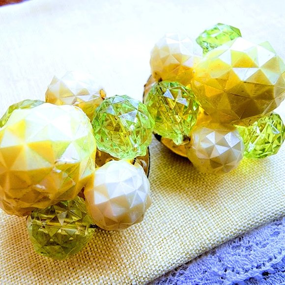 Vintage Signed Western Germany Clip-On Earrings - Picture 1 of 4